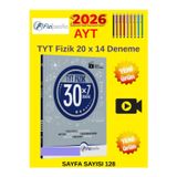 Fizipedia 2026 Tyt Fizik 30X7 Deneme Video Çözümlü Yeni Ürün 210 Soru+ Tablet Kalem