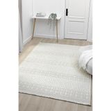 Fizy Beyaz Halı Loop Sisal Halı Modern Dokuma Oturma Odası Salon Halısı 11868A Beyaz 100 x 200