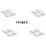 Fizyo Malzeme Tens Pedi Yuvarlak 3*2 Elektrot 4 Paket