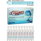 Fizyonaz 10 Flakon Serum Fizyolojik 5 ml Yetişkin Cilt Bakımı İçin Özel Formül ile Güvenilir