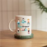 Fizyoterapist Hediyelik Baskılı Kupa - 001 - Beyaz - 1 Adet