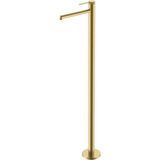 FJ-9212 Mat Altın Ayaklı Lavabo Bataryası