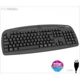 Fk-142Qu Usb Q Tr Mm S�Yah Kablolu Klavye