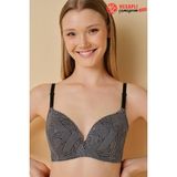 Fk Kadın Lazer Kesim Desteksiz Dolgusuz Balenli Soft Sütyen - Siyah - 85