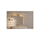 FK LİGHTİNG 35CM / USB Sarjlı Resim / Tablo / Ayna Üstü / Banyo / Ledli Aplik Flüt 3000K Günışığı krom kasa