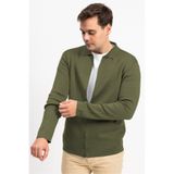 F&K Polo Yaka Fermuarlı Erkek Triko Hırka