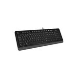 FK10 Q USB Türkçe Fn-Multimedya Klavye,siyah/gri - Option-1 - 001-Renkli
