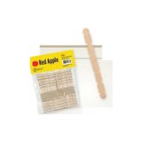 FKM Red Apple Natural Kesik Uçlu Ahşap Çubuk Abeslang 1 Paket