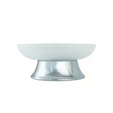 Fkn Krom Cam Hazneli Metal Banyo Katı Sabunluk