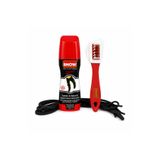 FKN SHOW Nubuk Süet Siyah Ayakkabı Boyası (75ml) Temizleme Fırçası ve Bağcıklı 3 lü Set