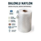 FKY 50cmx50mt Üç Katlı Kalın Balonlu Naylon Patpat Pıtpıt Ambalaj, Paketleme, Eşya Koruma Naylonu