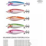 FLADEN KALAMAR ZOKASI KURŞUNSUZ FOSFORLU 8CM RENK:26