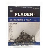 Fladen Lekande Rolling Swivel W.Snap Klipsli Fırdöndü NO:1