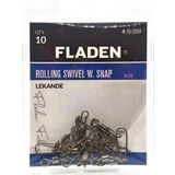 Fladen Lekande Rolling Swivel W.Snap Klipsli Fırdöndü NO:3/0