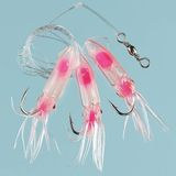 Fladen Pink Squid 3 Köstek Hazır Takım - Seçeneği: 4/0