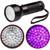 Flagen Uv Fener 51 LED Ultraviyole Fener Mor Uv Işık - Siyah
