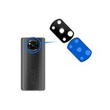 FLAGEN Xiaomi Poco Uyumlu X3 NFC Poco X3 Arka Kamera Camı Lensi Yapışkanlı