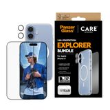 Flagship iPhone 17 3'lü Explorer Telefon Koruma Set- Bundle (UWF+Kılıf+Lens)