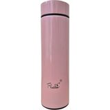 Flake Termos 500ML Derece Göstergeli - Pembe