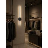 Flame Sarjlı LED Aplik | 8W | 3200K Gün Işığı | 75CM | Duvar Tipi/tablo Dekoratif Işık (Siyah Kasa)