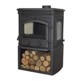 Flame Stove flamestove SİRİUS ULTRA YK STYLE 3 CAMLI YAN KAPAKLI ODUNLUKLU ŞÖMİNE FS-014-YKST
