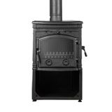 FLAME STOVE FS-014YKST SİRİUS ULTRA YAN KAPAKLI ODUNLUKLU DÖKÜM ŞÖMİNE | Döküm Malzeme, Odun Yakıtlı