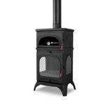 Flame Stove Fs-024 Modena Lüx Oven 3 Camlı Kuzineli Şömine