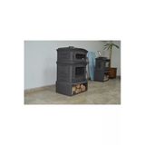 Flame Stove Fs-033Ykst Altara Premium Tek Camlı Kuzineli Yan Kapaklı Odunluklu Şömine