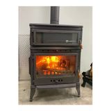 Flame Stove Fs-044 Retro Dik Tek Camlı Kuzineli Şömine