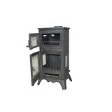 FLAME STOVE FS-054 Major Lux Pik Döküm Fırınlı Soba, 3 Camlı