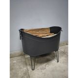 Flame Stove FS-14910 Oval Taşınabilir Odun Kovası