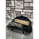Flame Stove FS-97028 Mat Siyah Odunluk
