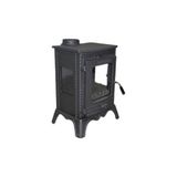 Flame Stove Minör Lux 3 Camlı Pik Döküm Mini Şömine Soba
