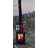 Flame Stove Minör Lüx 3 Camlı Şömine Döküm Soba Fs-052