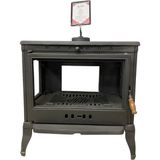 Flame Stove Retro Lüx 4 Camlı Döküm Soba FS043