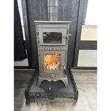 Flamestove FS-054 Majör Lüx 3 Camlı Kuzineli Döküm Soba