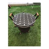Flamestove Kademeli Yuvarlak Döküm Mangal Fs401