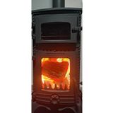 Flamestove Lüx 3 Camlı Kuzineli Döküm Soba
