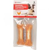Flamingo 120 gr 10 cm 2'li Tavuk Kaplı Kemik Köpek Ödül Maması