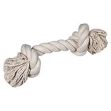 Flamingo 45 cm 2 Düğümlü Bej İp Xxl Köpek Oyuncağı