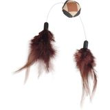 Flamingo Aztec Tüylü Kedi Oyuncağı 4 Cm Renkli
