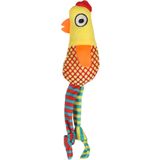 FLAMINGO Cat Raibo Catnipli Renkli Kumaş Tavuk Oyuncak, Sarı