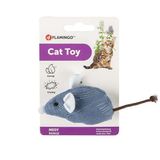 Flamingo Catnipli Hışırtılı 7 cm Peluş Fare Kedi Oyuncağı