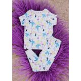 Flamingo Desenli Kısa Kol Kız Çocuk Pijama Takım PEMBE 7-8 YAŞ
