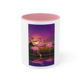Flamingo Görselli Pembe Kupa Pembe FİL947457593837