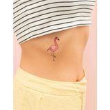 Flamingo Love Geçici Dövme