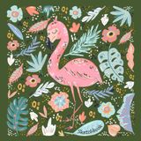 Flamingo Sketchbook: Blank Flamingo Notebook for Drawing and Doodling