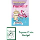 Flamingolar Neden Pembedir? Hayvanlarla Ilgili Sorular ve Yanıtları + Boyama Kitabı