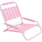 Flamingueo Alçak Katlanabilir Plaj Sandalyesi Bambina Pink - Geometrik - 1