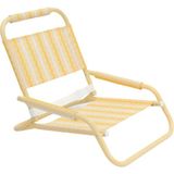 Flamingueo Alçak Katlanabilir Plaj Sandalyesi Bambina Yellow - Geometrik - 1